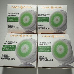 Clarisonic Acne Cleanse Facial Cleansing Brush Head Replacement 4 PACK